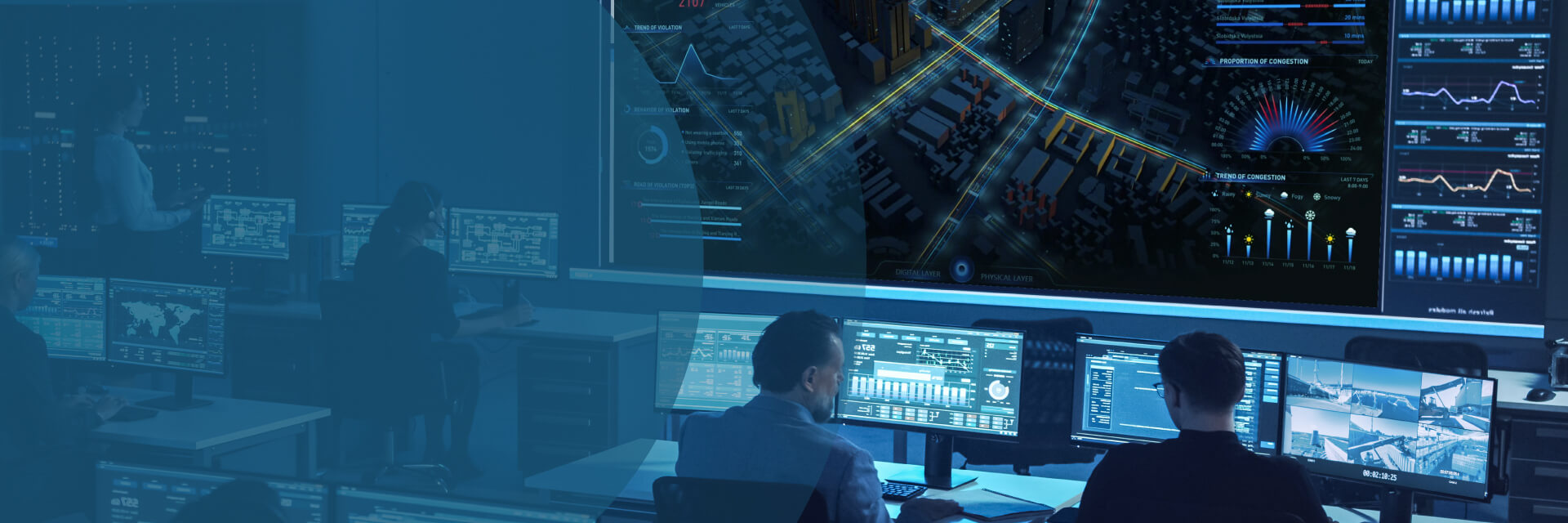 Monitor center top banner pc